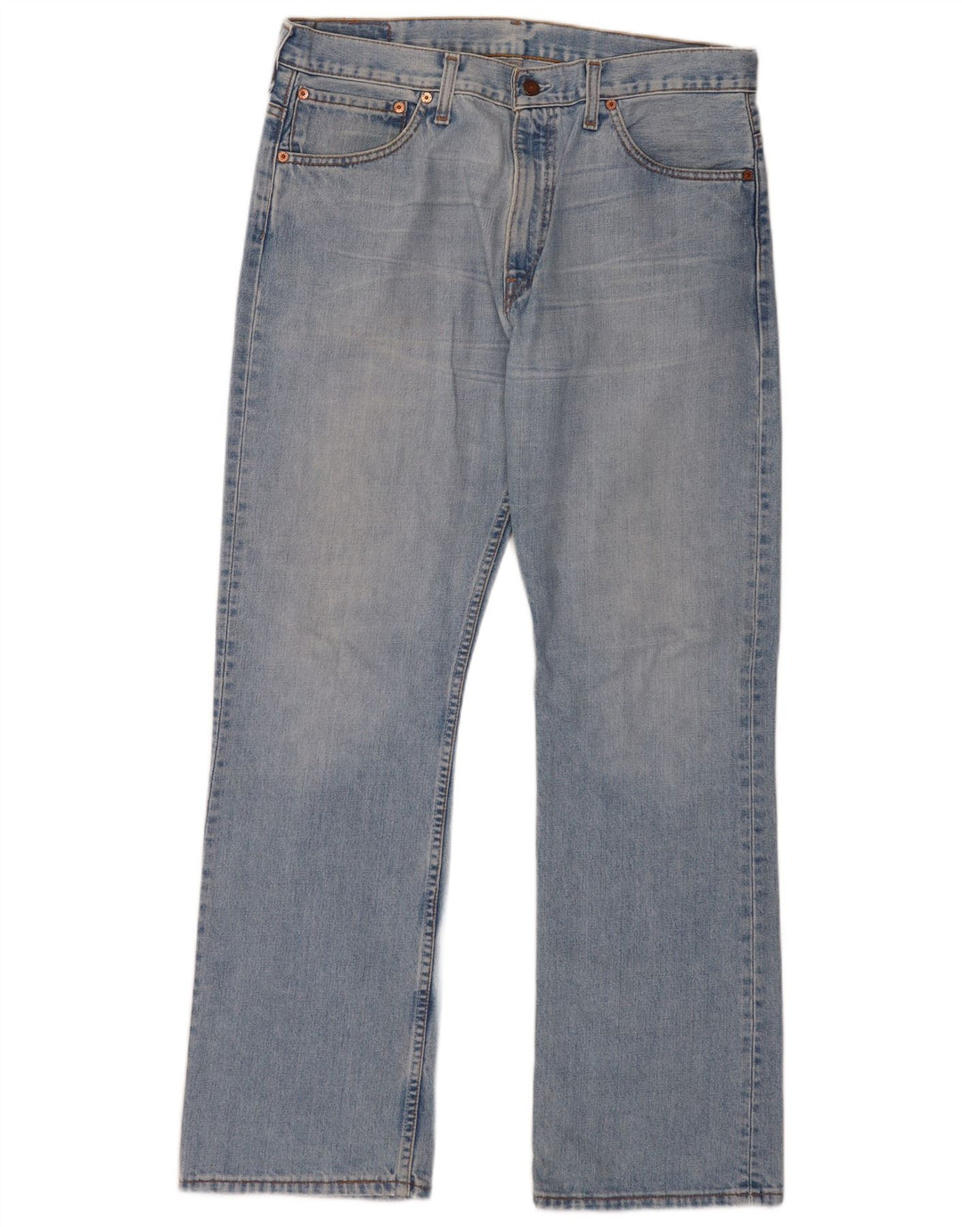 Męskie jeansy Levi's 507 Bootcut W36 L34 Niebieska bawełna