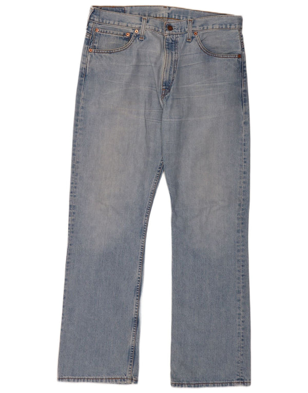 Męskie jeansy Levi's 507 Bootcut W36 L34 Niebieska bawełna