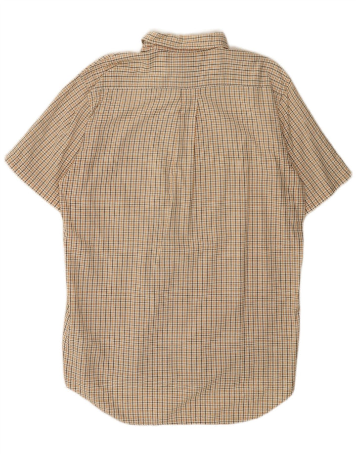 Koszula męska z krótkim rękawem KAPPA 2XL, bawełniana w białą kratkę