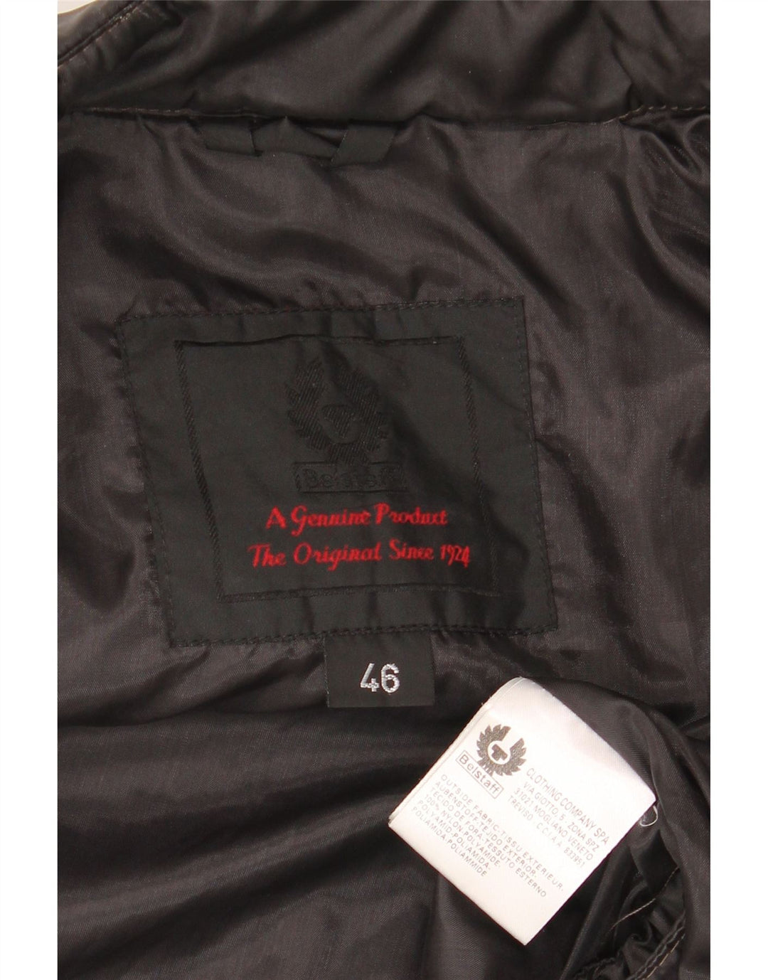 Damska kurtka motocyklowa Belstaff IT 46, duża, czarna, poliamidowa