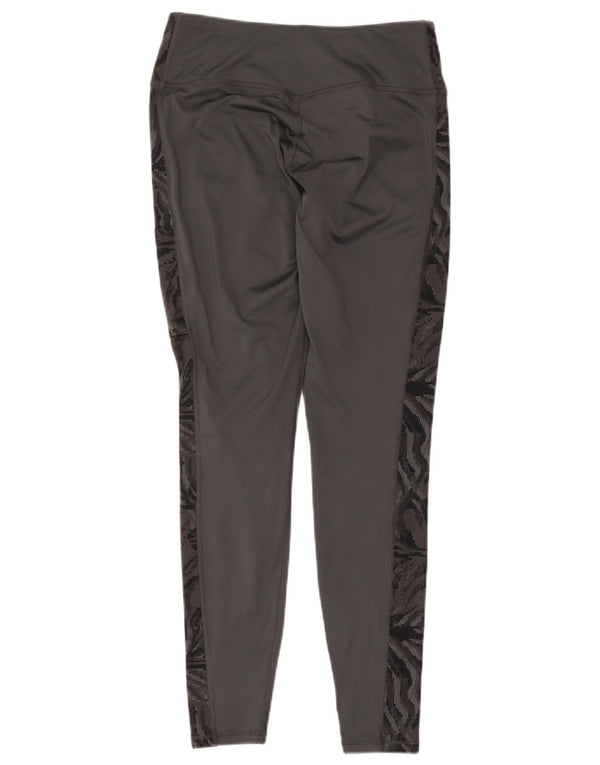 Legginsy damskie Asics UK 14, średnioszare, poliestrowe z nadrukiem zwierzęcym