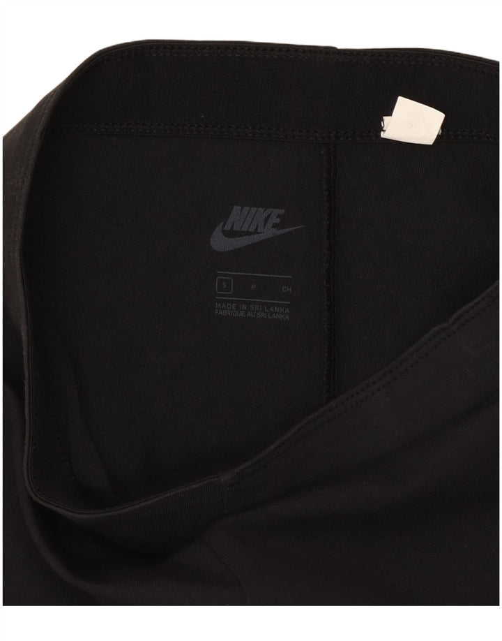 Damskie legginsy Nike Graphic UK 10, małe, czarne