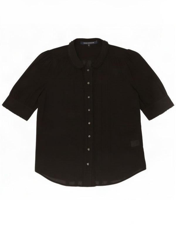 Bluzka damska z krótkim rękawem French Connection UK 14 Medium Black
