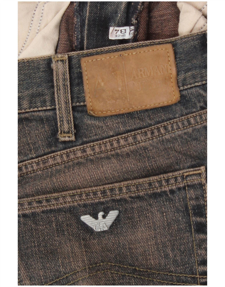 Damskie jeansy Bootcut Armani W34 L32 Granatowe, bawełniane