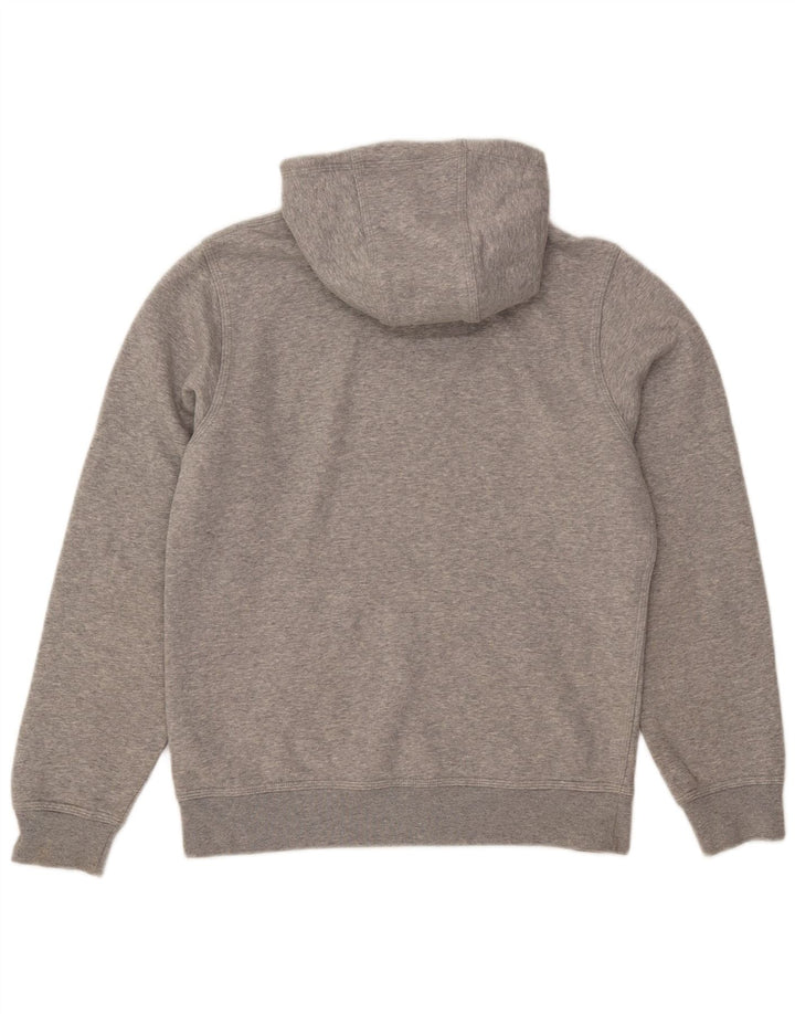 Męski sweter z kapturem Nike, mały, szary, z bawełny w cętki