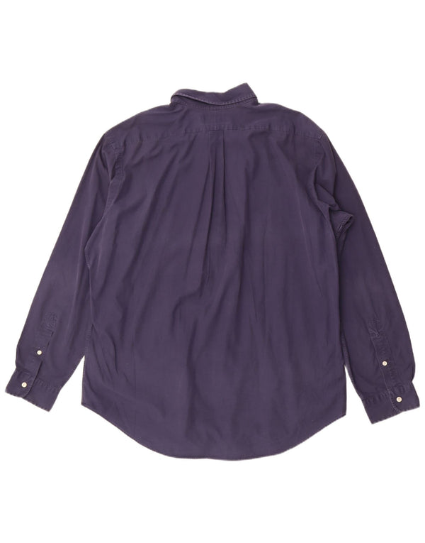 Koszula męska Ralph Lauren o klasycznym kroju XL, granatowa, bawełniana