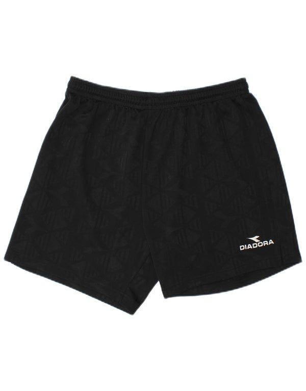 Męskie spodenki sportowe Diadora XL, czarne, geometryczne