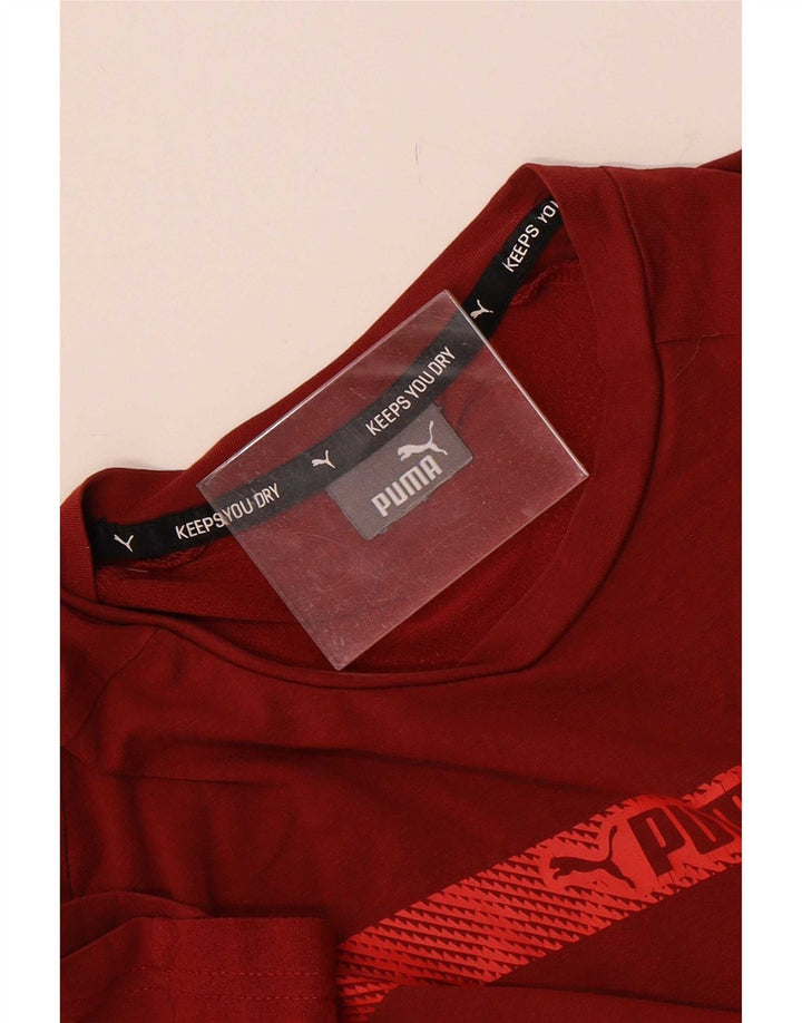 T-shirt męski Puma, mały, czerwony