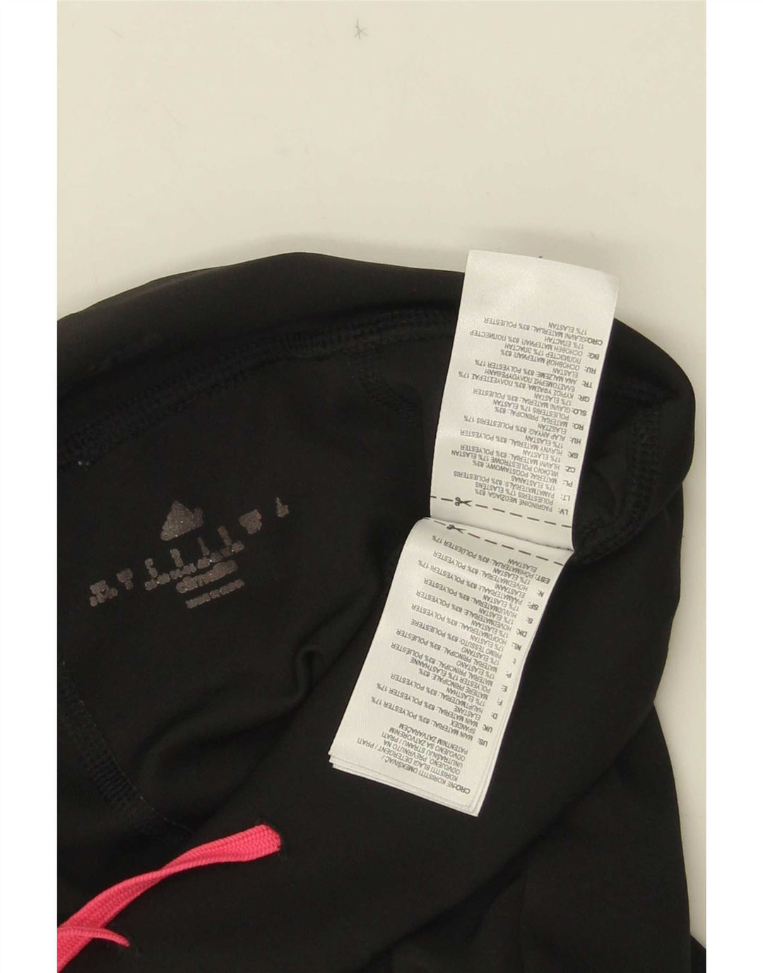 Damskie legginsy Adidas Climalite UK 8/10, małe, czarne, poliestrowe