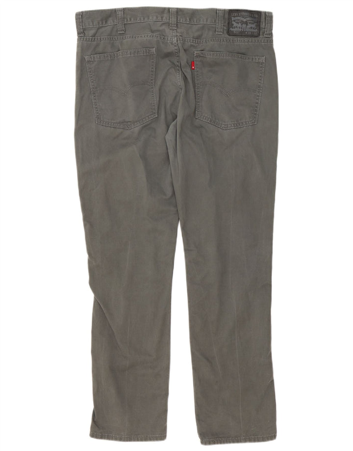 Męskie spodnie Levi's 511 Slim Casual W38 L32 Szara bawełna