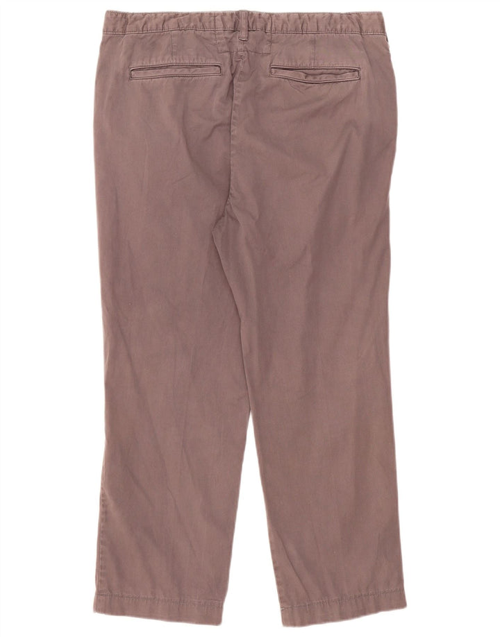 JACK WILLS Womens Straight Cropped Trousers W32 L25  Grey