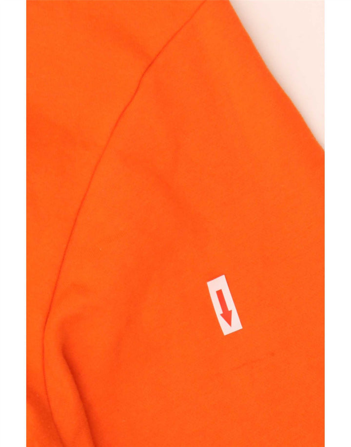 Męska bluza Adidas Graphic Jumper 2XL Pomarańczowa bawełna