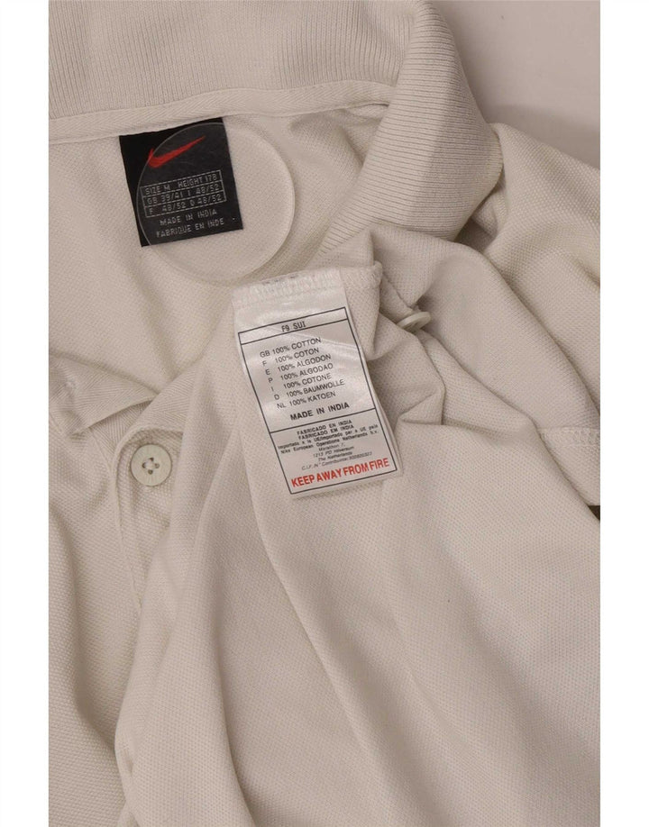 Męska koszulka polo Nike UK 39/41 Średnia biała bawełna