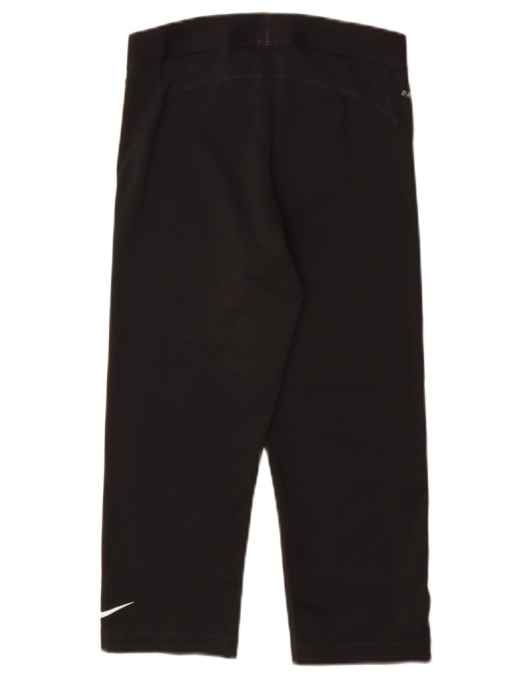 Damskie legginsy NIKE Dri Fit Graphic Capri UK 12, średni czarny poliester