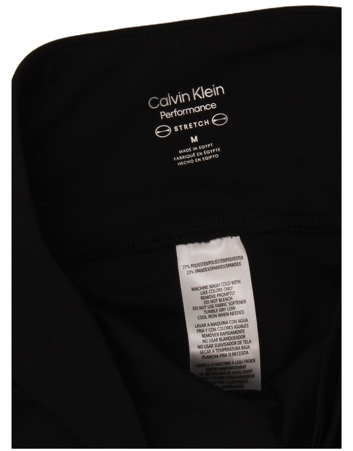 Damskie spodenki sportowe Calvin Klein Graphic UK 12, średni czarny poliester