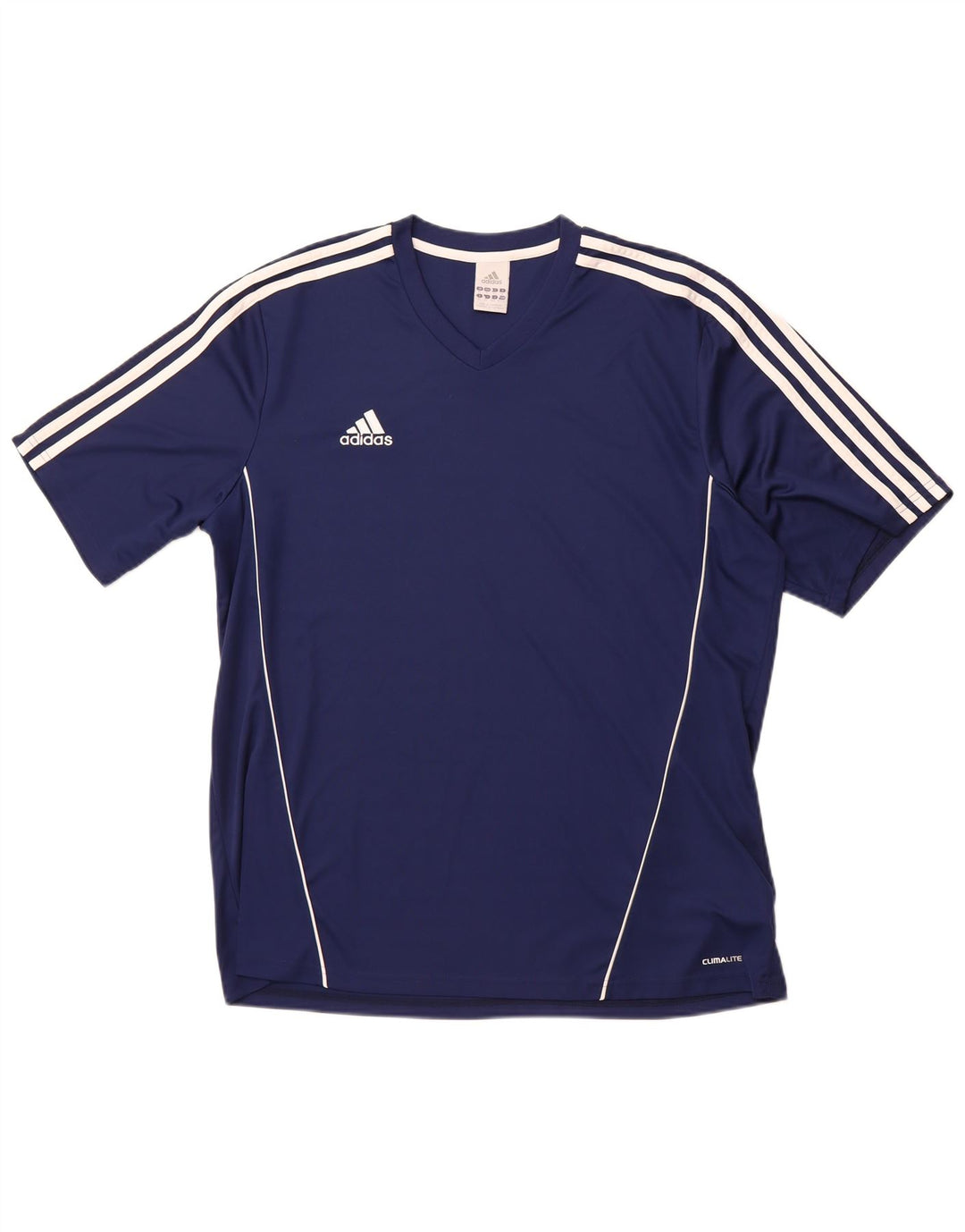 Męska koszulka T-shirt ADIDAS Climalite XL, granatowa, poliester