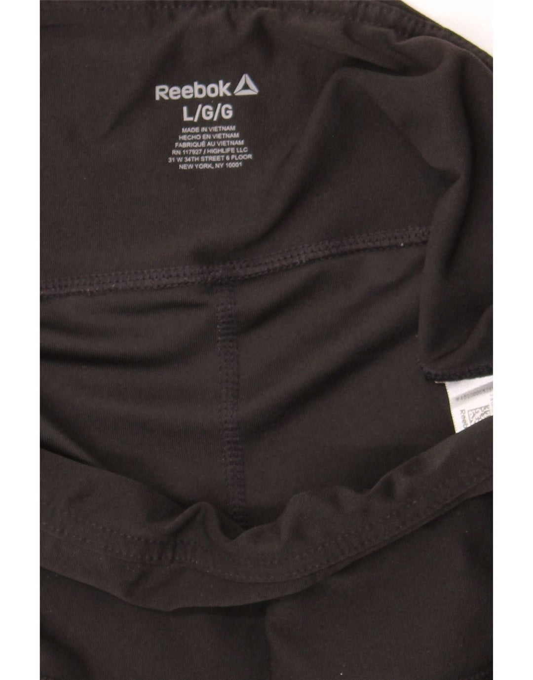 Damskie legginsy Reebok Graphic Capri UK 14, duże, czarne