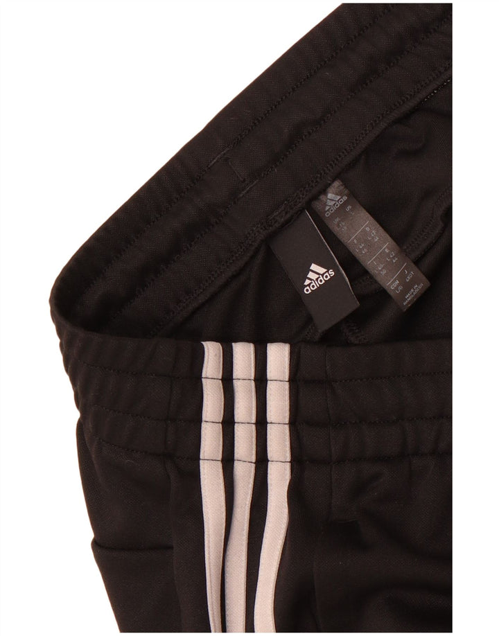 Damskie spodnie dresowe Adidas UK 16/18, duże, czarne, poliestrowe