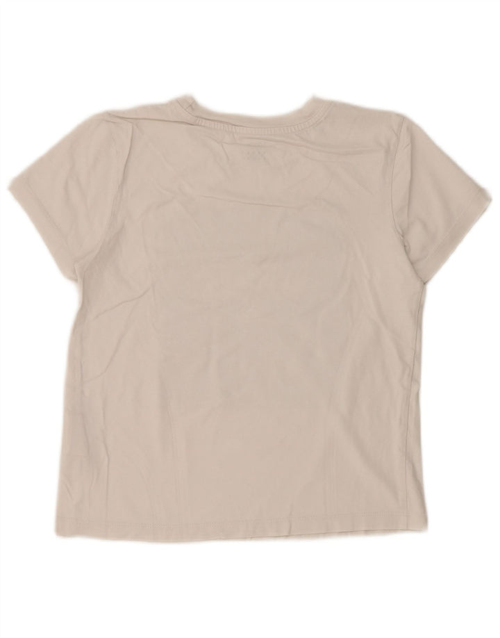 Damska koszulka VANS Crop Graphic Top UK 6 XS, biała bawełna