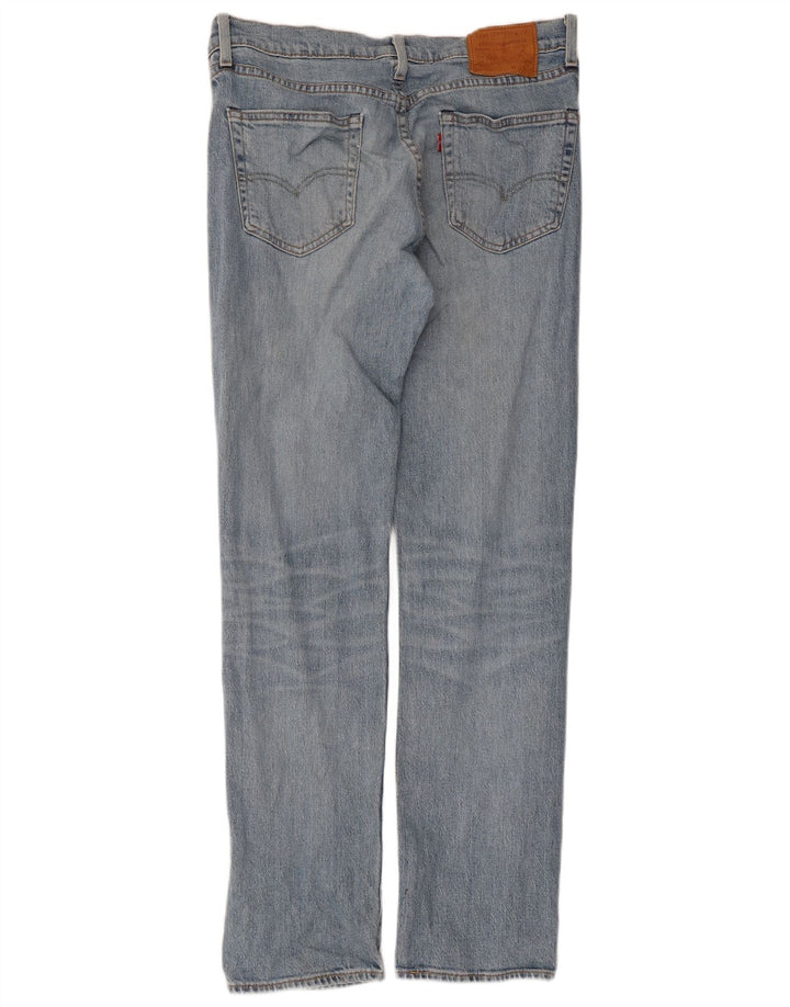 Męskie jeansy LEVI'S 505 Straight W33 L32 Niebieskie bawełniane