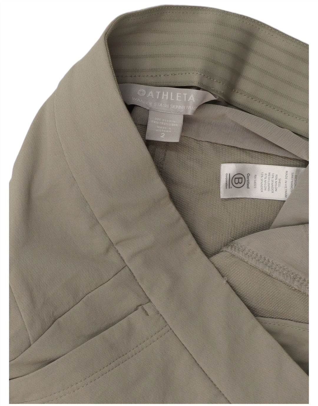 Damskie spodnie skinny cargo ATHLETA US 2 XS W29 L29 Szary nylon