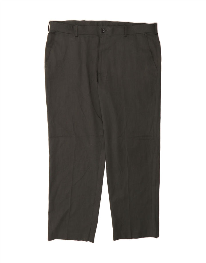 IZOD Mens Straight Chino Trousers W38 L30 Grey Polyester Vintage Izod and Second-Hand Izod from Messina Hembry 