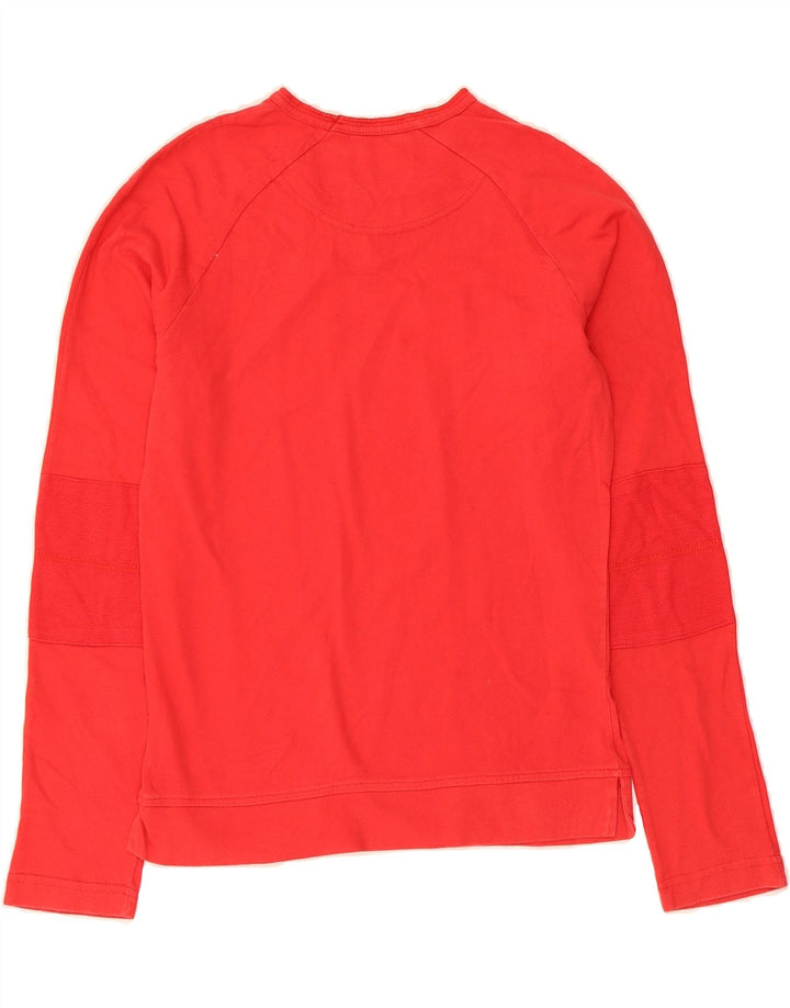 CHAMPION Womens Sweatshirt Jumper UK 12 Medium Red Cotton Vintage Champion and Second-Hand Champion from Messina Hembry 