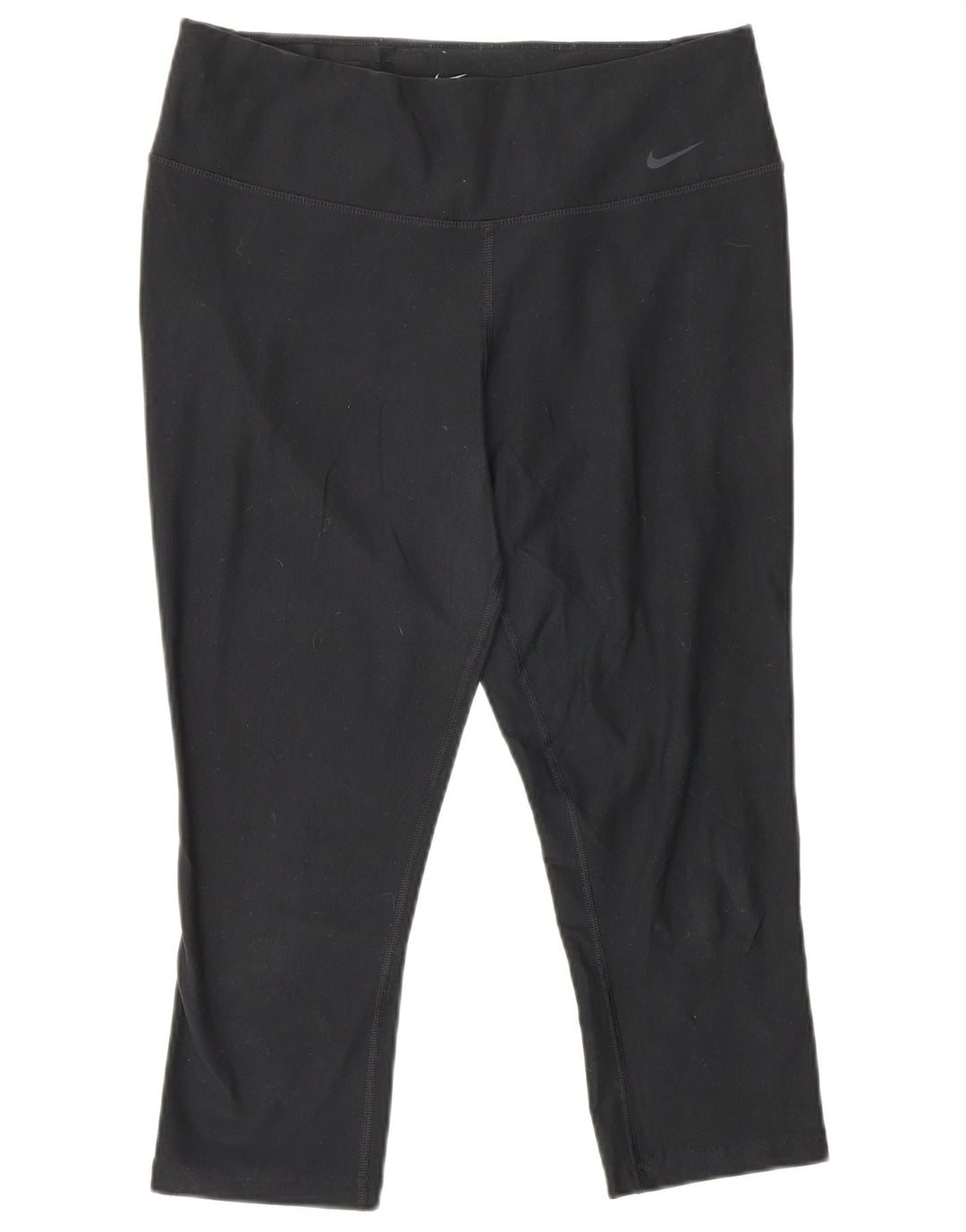 Damskie legginsy NIKE Dri Fit Capri UK 14, średni czarny poliester