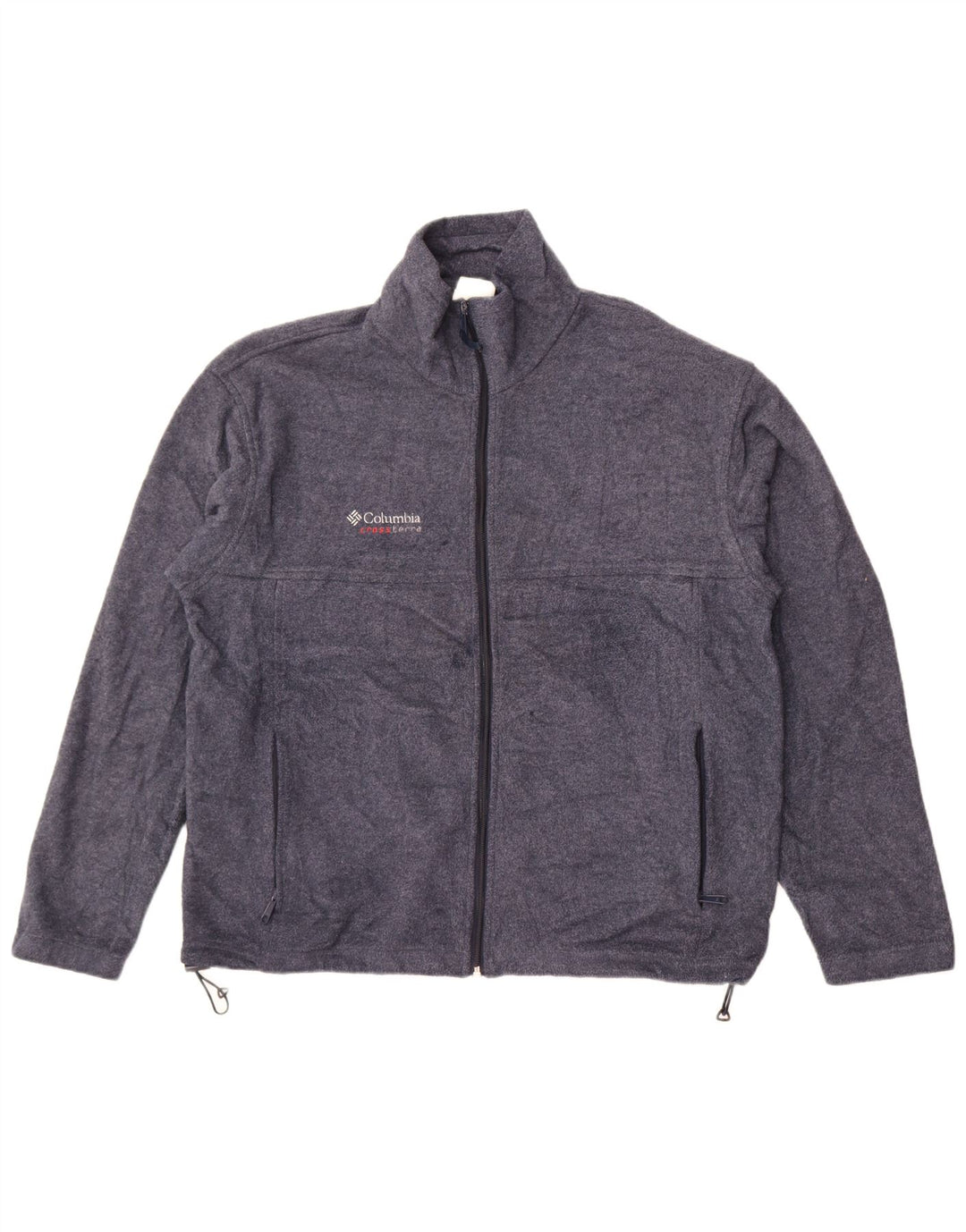 Męska kurtka polarowa Columbia UK 40, duża granatowa, poliestrowa