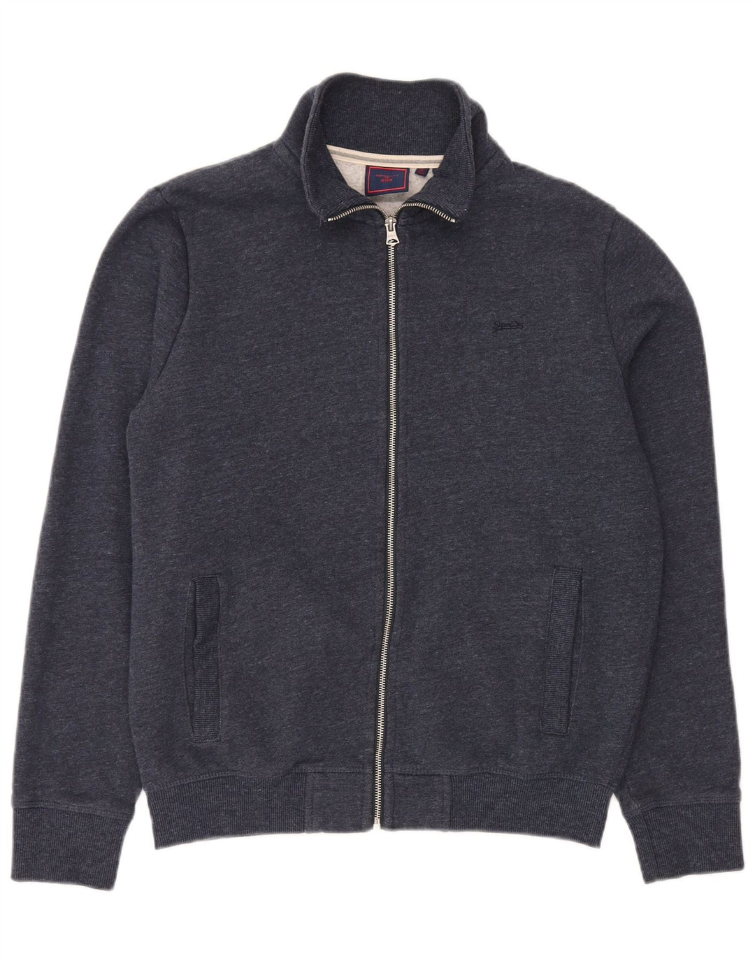 Męska kurtka dresowa Superdry, duża, bawełniana w granatowe plamki