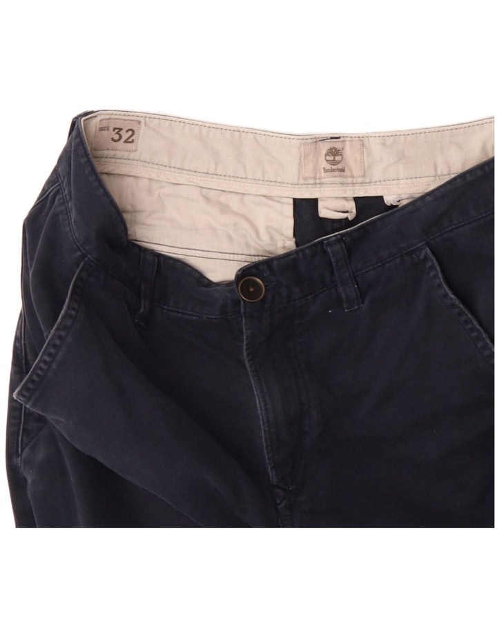 Męskie proste spodnie chino Timberland W32 L32 granatowe