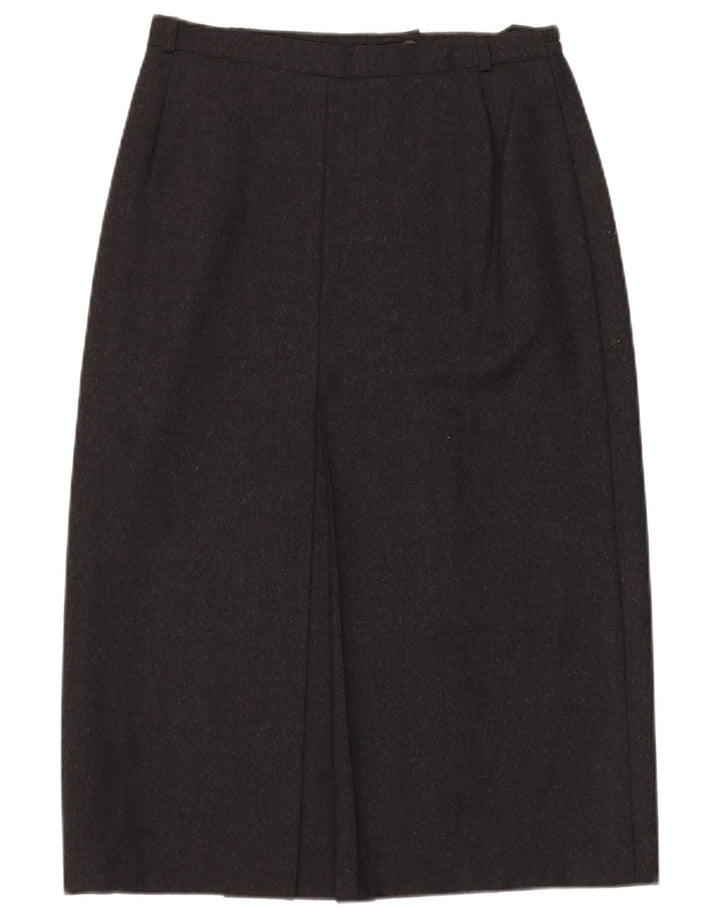 Marks & Spencer Damska spódnica midi UK 14 Medium W30 Szara nowa wełna