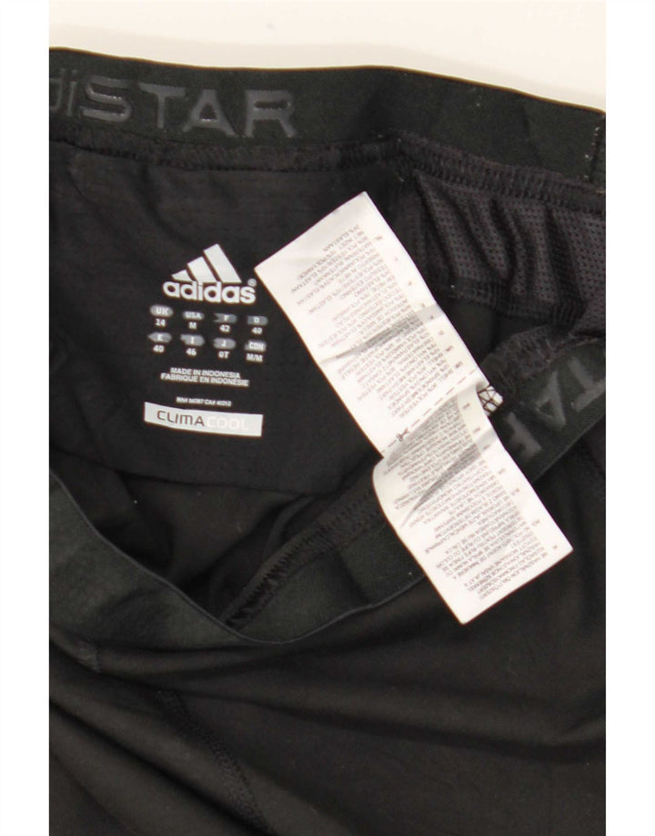 Damskie legginsy Adidas Climacool Capri UK 14, średni czarny poliester