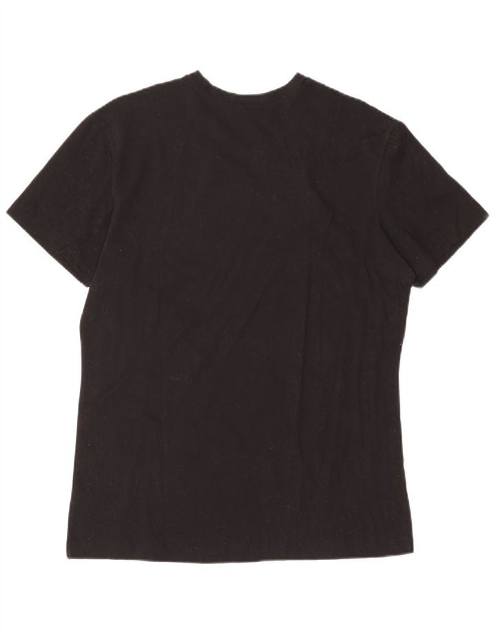 T-shirt męski Fila Top, średni czarny, bawełniany