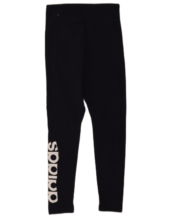 Damskie legginsy Adidas Graphic UK 8/10, małe, granatowe