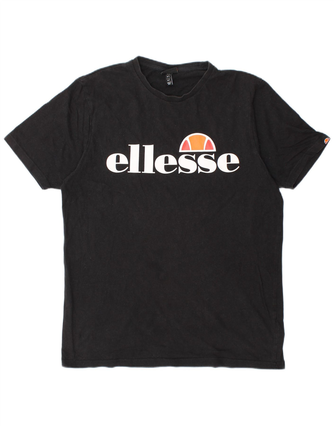 Męski T-shirt z grafiką ELLESSE, duży, czarny