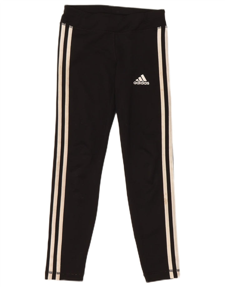 Legginsy Adidas Dziewczęce 9-10 Lat Czarne Poliester