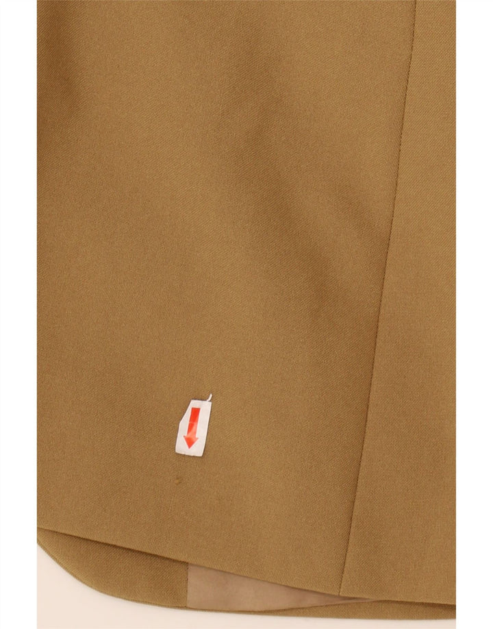 BENETTON Womens 3 Button Blazer Jacket IT 38 XS Brown Polyester Vintage Benetton and Second-Hand Benetton from Messina Hembry 