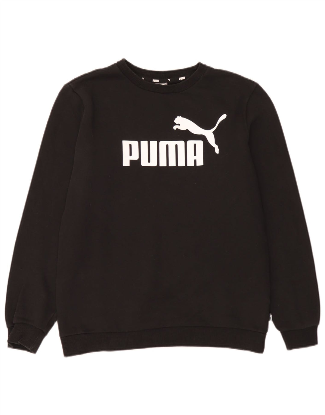 Chłopięca bluza z grafiką Puma, 15-16 lat, czarna bawełna