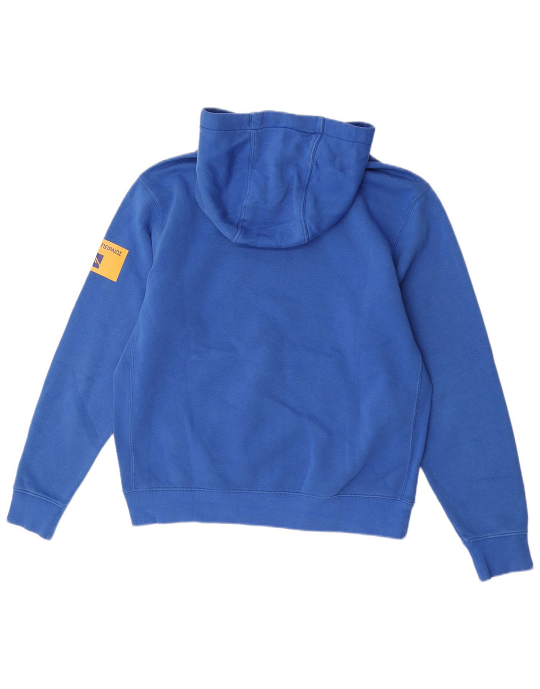 Męski sweter z kapturem Nike Graphic, średni niebieski, bawełniany