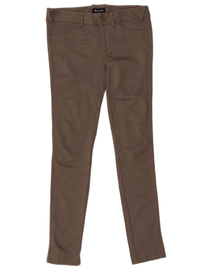 Spodnie damskie MASSIMO DUTTI Skinny EU 36 XS W26 L29 Khaki Modal