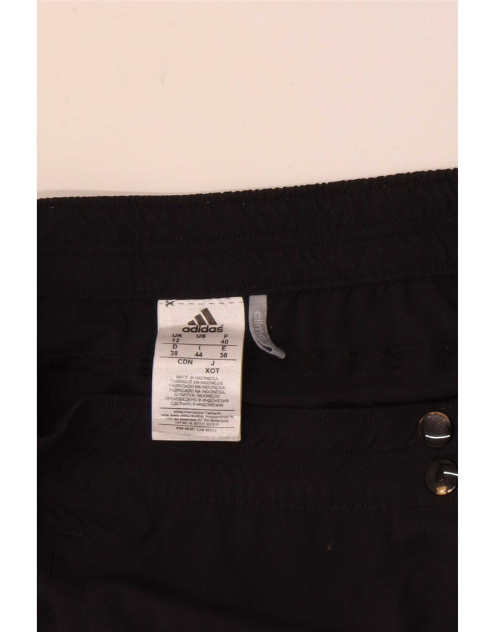 Damskie spodenki sportowe Adidas Climalite UK 12, średni czarny nylon