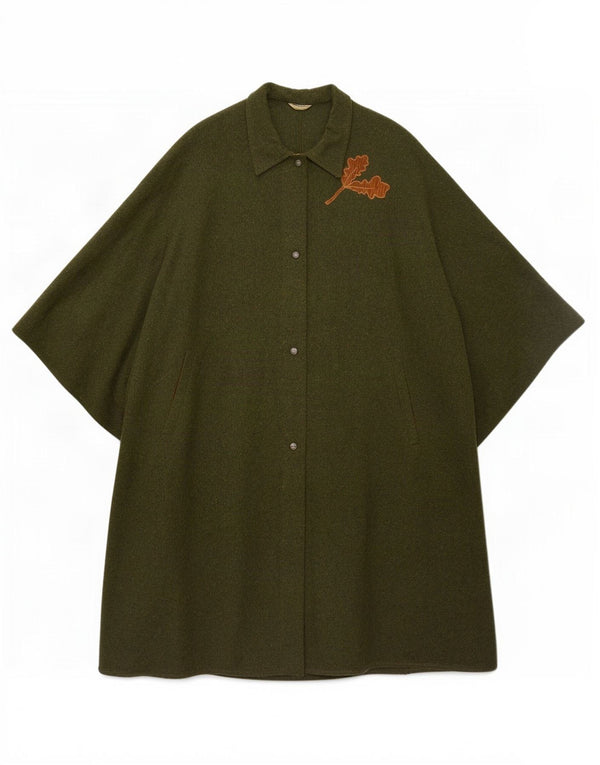 Marella Womens Cape Coat UK 10 Small Green