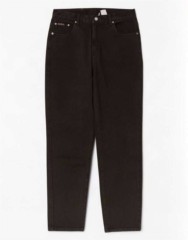 Damskie jeansy Calvin Klein z wysokim stanem US 12, duże W28 L29, czarne