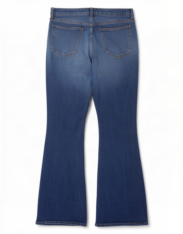 Dżinsy Damskie Abercrombie & Fitch Curve Flared US 16 2XL W33 L33 Niebieskie