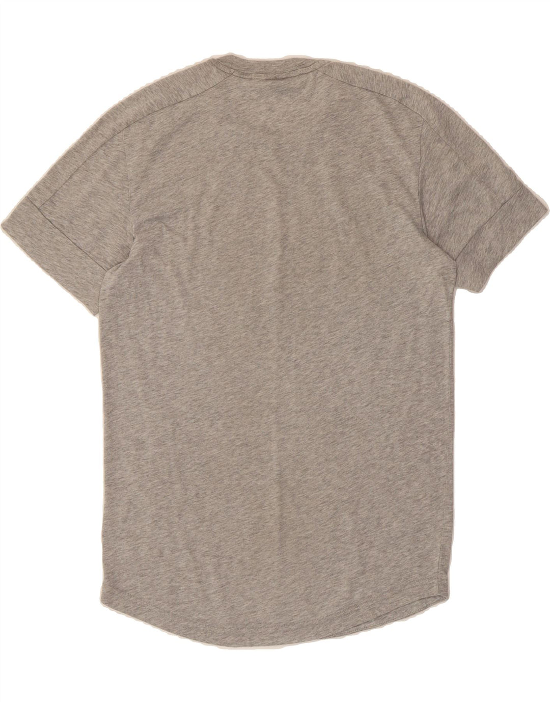 ADIDAS Womens Graphic T-Shirt Top UK 14 Large Grey Vintage Adidas and Second-Hand Adidas from Messina Hembry 