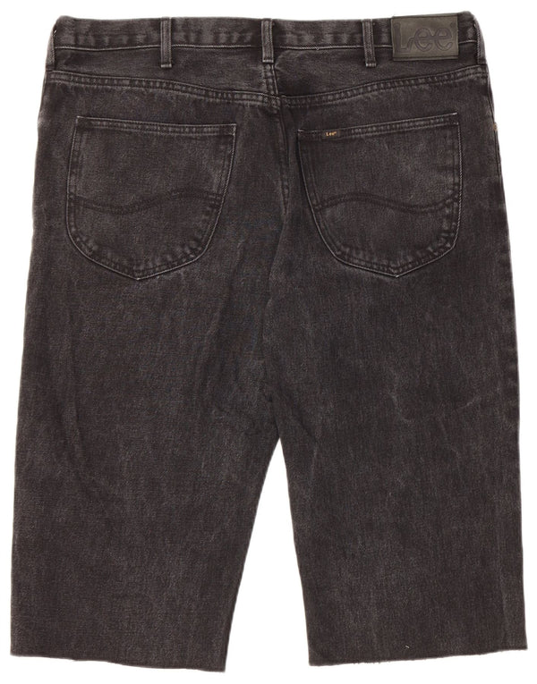 Męskie spodenki jeansowe Lee Brooklyn Comfort W38 XL, czarne, bawełniane