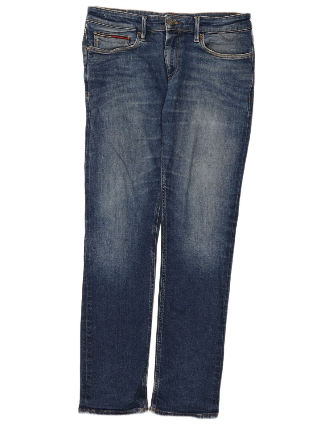Męskie jeansy slim fit Tommy Hilfiger W34 L32 Niebieskie bawełniane