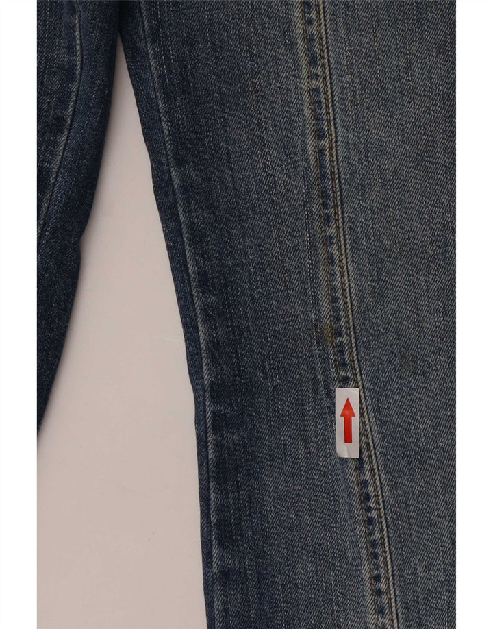 Vintage damskie jeansy Bootcut W28 L31 granatowe