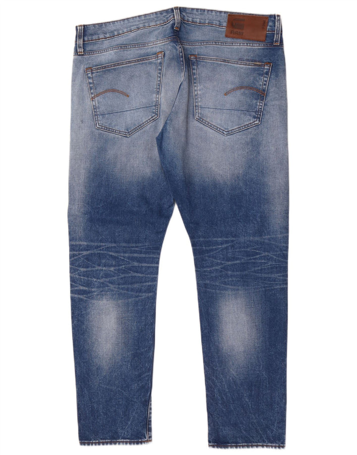 Męskie jeansy slim G-Star W34 L30 Niebieskie